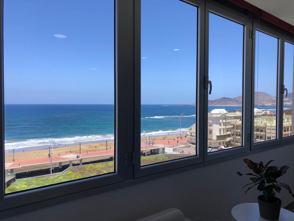 Vistas Mar Playa Las Canteras Primera Linea Wifi Las Palmas Exterior photo
